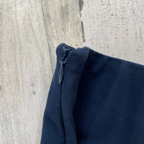 Boston Proper Trouser Pants Womens 6 Slim Ankle Navy Blue‎ Side Zip NEW - Picture 5 of 8